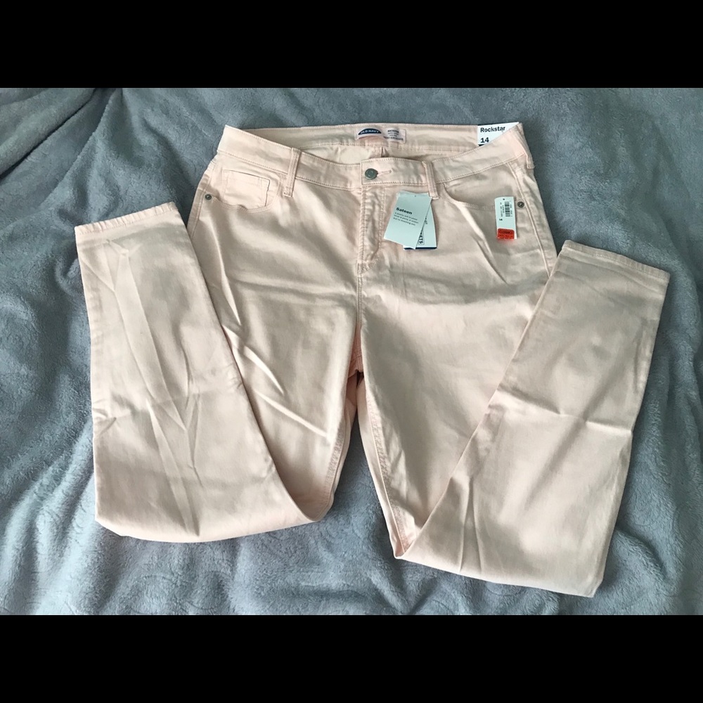 NWT! Pink old navy pants size 14